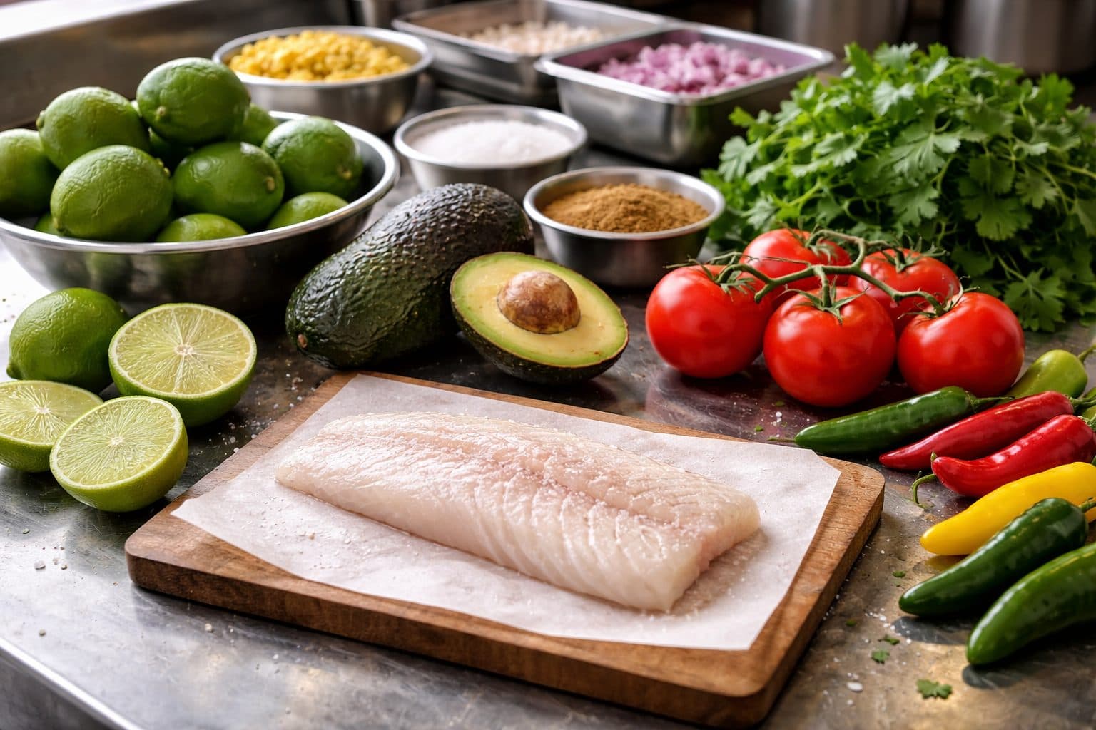 Fish prep on the grill